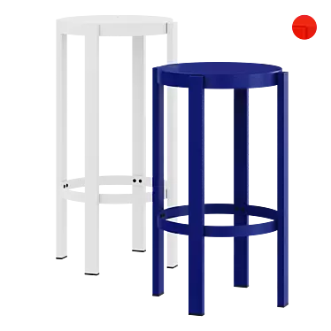 Elevate Space with Doon Stools 3D model image 1 