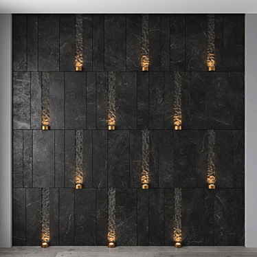 Modern Wall Panel 2500x2500mm 3D model image 1 