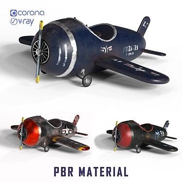 AIR PLANE TOYS-OLD AND CLEAN-PBR 4K