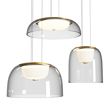 Modern Elegance Pendant Light 3D model image 1 