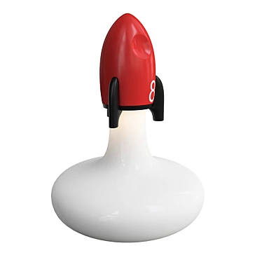 Galactic Rocket Mood Lamp 3D model image 1 