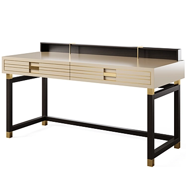 Elegant Edinburgh Desk 3D model image 1 