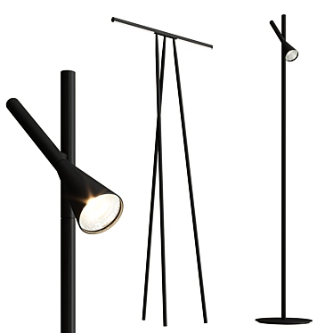 Modern Martinelli LED Floor Lamps 3D model image 1 