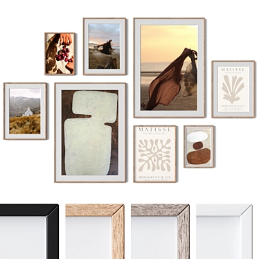 Modern Frames Bundle with Textures 3D model image 1 