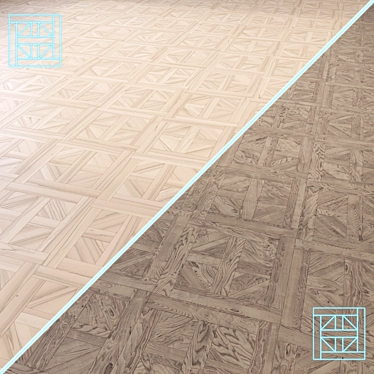 High-Quality 3D Wooden Flooring Model 3D model image 1 