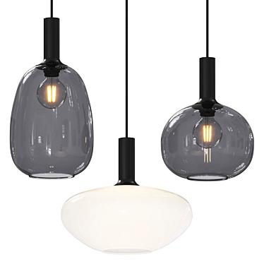 Elegant Alton Pendant Light 3D model image 1 