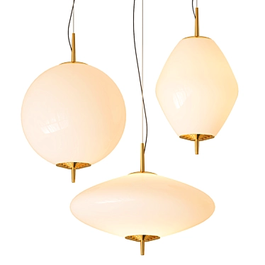  Modern Nova Pendant Suspension Lamp 3D model image 1 