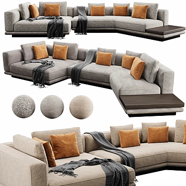 Contemporary Minotti Horizonte 3D Model 3D model image 1 