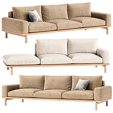 Modern Eltone Sofa Set 3D model image 1 