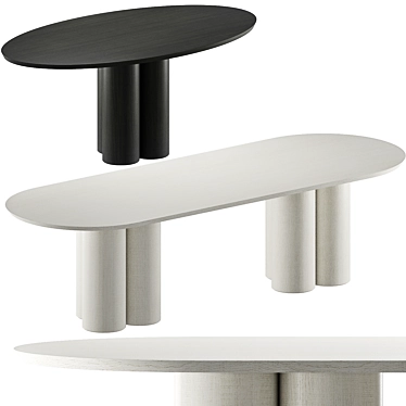 Cazarina Kitchen Table Set 3D model image 1 