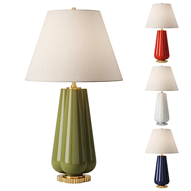 Elegant Penelope Table Lamp 3D model image 1 