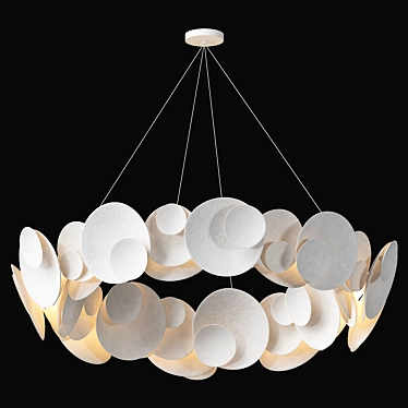  Elegant Seashell Chandelier by ANTONSON 3D model image 1 