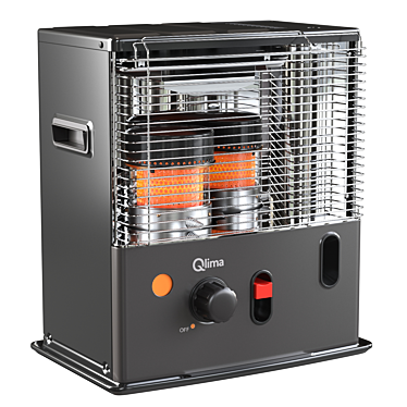 Qlima Display Heater 3D model image 1 