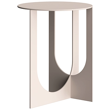 Modern Italian Giotto Side Table 3D model image 1 