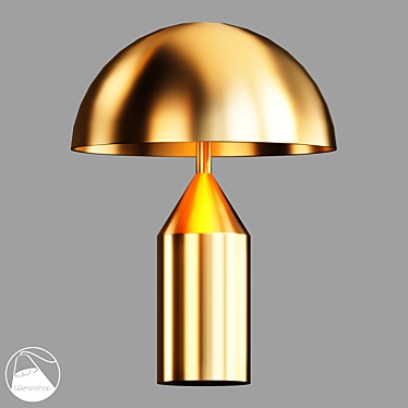 Mushroom Desk Lamp Light 3D model image 1 