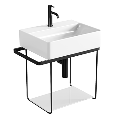 Duravit DuraSquare Basin WonderGliss 3D model image 1 