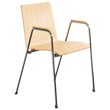 Thonet S262A F Chair 3D model image 1 