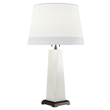 Sleek Draper Table Lamp 3D model image 1 