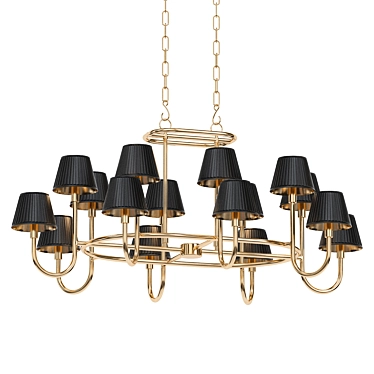 Contemporary Sparrows Chandelier 3D model image 1 
