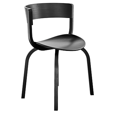 Thonet 404F Chair: Versatile Elegance 3D model image 1 