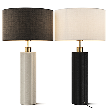 Elegant Linah Table Lamp Design 3D model image 1 