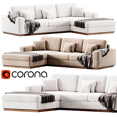 Bolia Sepia 4-Seater Sofa 3D model image 1 