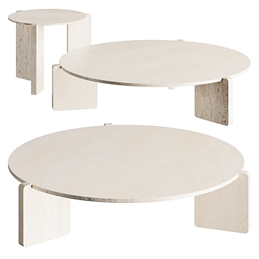  Greenwich Coffee Table in Oak 3D model image 1 
