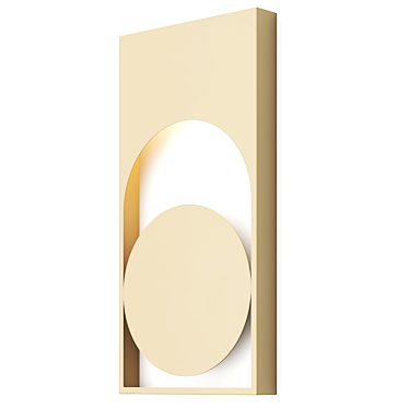 Modern Minimalist Wall Lamp with Vray and Corona Files 3D model image 1 