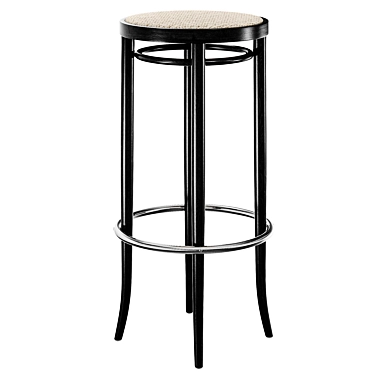 Thonet 204 RH Stool 3D model image 1 