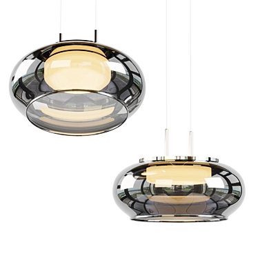 Modern Minimalist Scandinavian Pendant Lamp 3D model image 1 