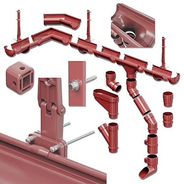 Smooth Polygon Docke LUX System 3D model image 1 