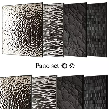 Displacement Pano Set, 2000x2000 mm 3D model image 1 