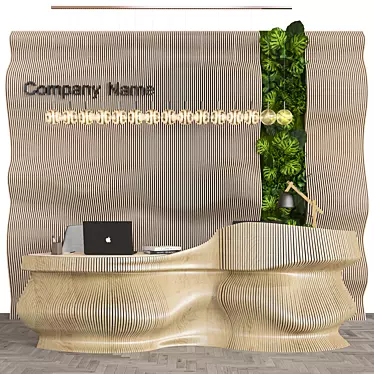 reception desk composition