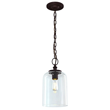 Feiss Pendant Light FE-HOUNSLOW-PORB 3D model image 1 