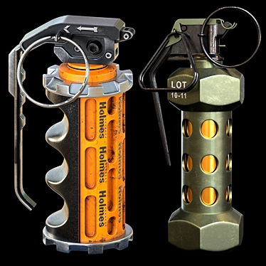  Weapon Grenade Collection Vol.02 3D model image 1 