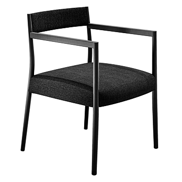 Bogart Sleek Designer Chair 3D model image 1 
