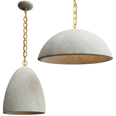 Modern Elliot Pendant Lamp Collection 3D model image 1 