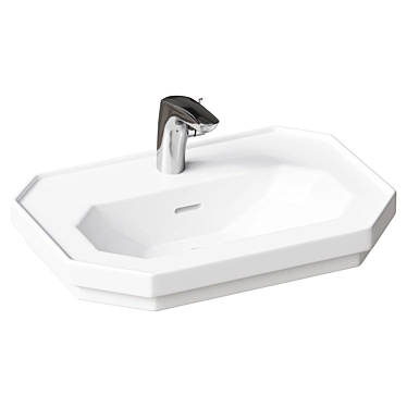 Duravit 1930 80 cm sink 3D model image 1 