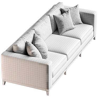 Modern Gray Noel Sofa 2014 3D model image 1 