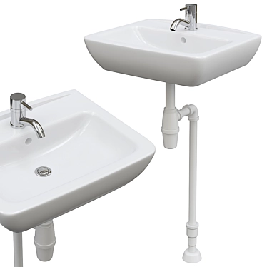 Tyngen Wash Basin Sink Kit 3D model image 1 