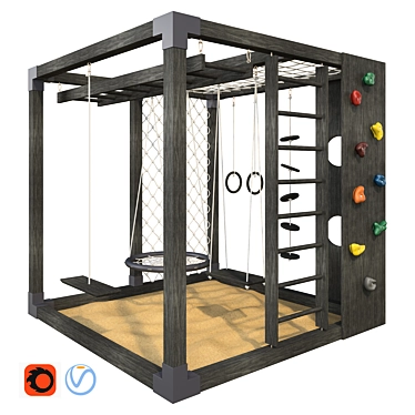 Dynamic Playset Cube 5: Children's Adventure 3D model image 1 