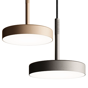 Sleek Olev OVERFLY Pendant Light 3D model image 1 