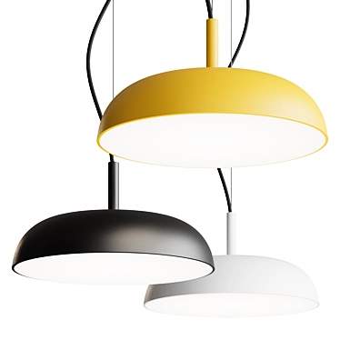 BUDINO Pendant Light, Contemporary Design 3D model image 1 