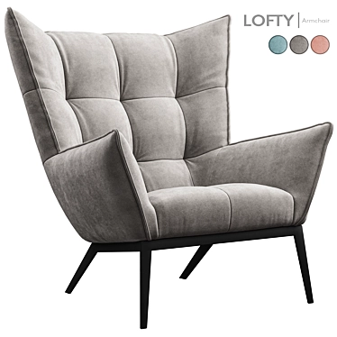 Lofty Cozy Armchair 3D model image 1 