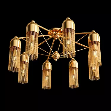 Zaria 2739-8P Ceiling Light 3D model image 1 