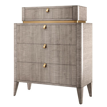 Luxury Model Baker Rosa Chest 3D model image 1 