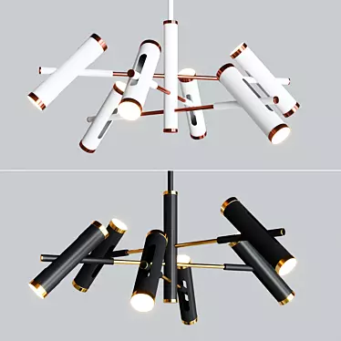 Favorite Duplex Chandelier Set 3D model image 1 