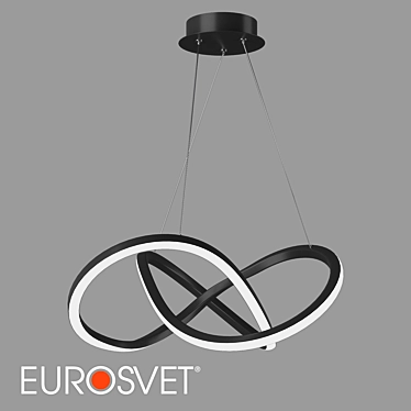 Eurosvet 90312/1 Wind Pendant Light 3D model image 1 