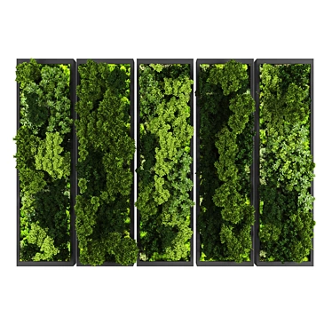 Multi-Level Vertical Garden Design 3D model image 1 