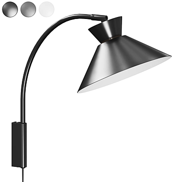 Nordlux Dial Modern Wall Light 3D model image 1 